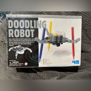 Doodling Robot Kit - Blue, Red, Yellow